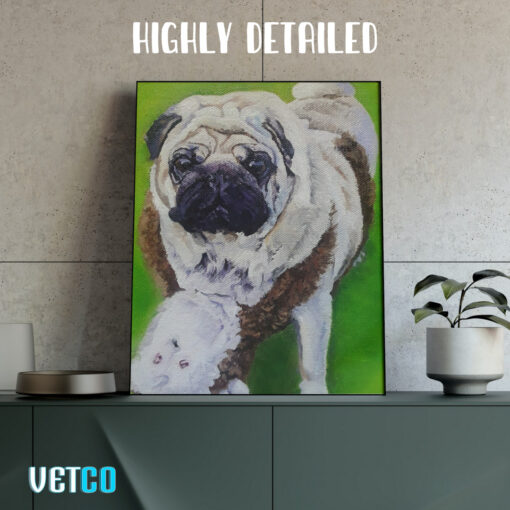 High Quality Customised Pet Dog & Cat Portraits, 100% Hand Painted