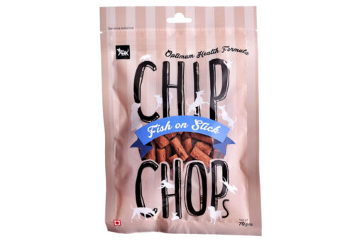 Chip Chops Dog Treats - Fish On Stick, 70 gms
