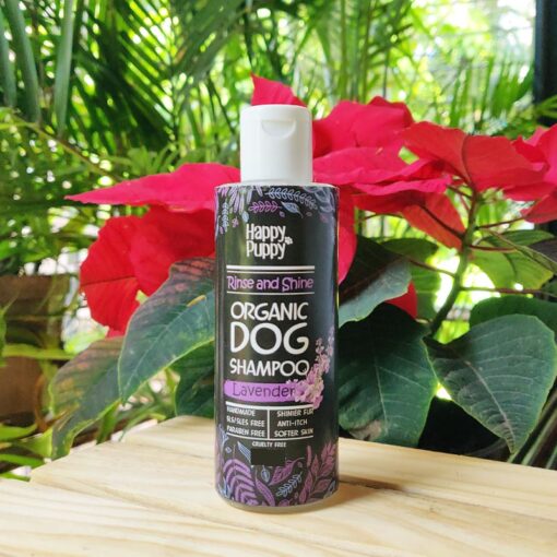 Happy Puppy Organic Rinse & Shine Glossy Coat Shampoo, 200ml