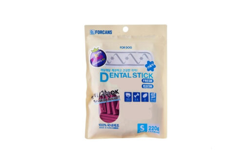Forcans Dog Dental Stick Fresh With Blueberry (Small Star), 220gms