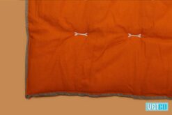 We Exist Terracotta Orange & Doe Grey Reversible Bed