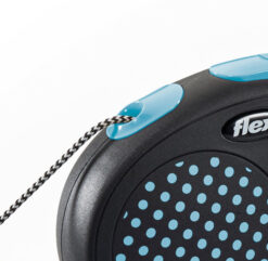 Flexi Design Retractable Tape Dog Leash - Blue