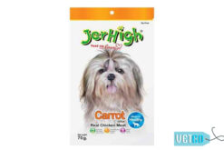 JerHigh Carrot Stick Dog Treats with Real Chicken, 70 gms