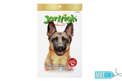 JerHigh Chicken Jerky Dog Treats with Real Chicken, 50 gms