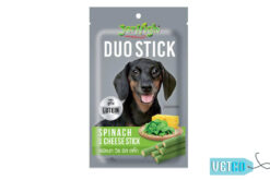 JerHigh Duo Spinach with Cheese Stick Dog Treats, 50 gms