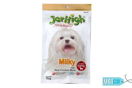 JerHigh Milky Stick Dog Treats with Real Chicken, 70 gms
