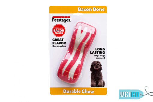 Petstages Bacon Bone Chew Dog Toy