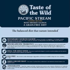 Taste of the Wild Pacific Stream Grain-Free Adult Dry Dog Food (All Breeds & Sizes)