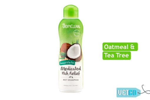 TropiClean Medicated Oatmeal & Tea Tree Dog Shampoo, 355 ml