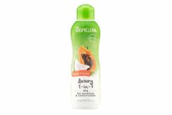 TropiClean Luxury 2 in 1 Papaya & Coconut Pet Shampoo and Conditioner, 355 ml