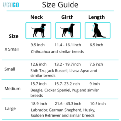 Zee Dog Mesh size guide