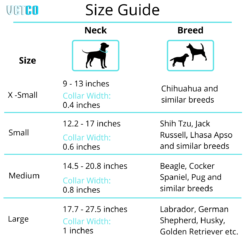 Zee dog collar size guide vetco