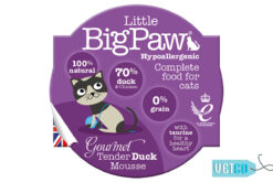 Little BigPaw Gourmet Tender Duck Mousse Wet Cat Food (Pack of 8)