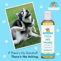 Papa Pawsome Itch No More Massage Oil for Dogs