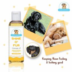 Papa Pawsome Shine O' Fur Massage Oil for Dogs