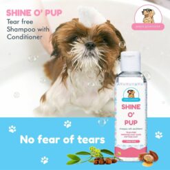 Papa Pawsome Shine O’ Pup Tear Free Puppy Shampoo with Conditioner, 100 ml