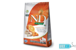 Farmina N&D Pumpkin Grain Free Codfish & Orange Adult Dog Food (Medium & Maxi Breeds)