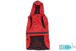 Mutt Ofcourse Dog Raincoat - Radiant Red