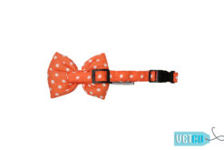 Mutt Ofcourse Polka Salmon Bow Tie for Dogs