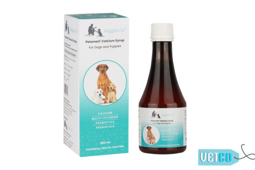 Wiggles Calcium Syrup for Dogs and Puppies, 200ml
