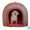 Barks n Wags Doggy Den Covered Cat & Dog Bed
