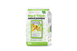 Petkin Big N' Thick Natural Pet Wipes Dog & Cat Wipes, 100 count