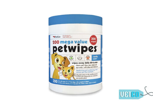 Petkin Mega Value Fresh Scent Dog & Cat Pet Wipes, 200 count