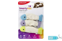 SmartyKat Fish Flop Crinkle Catnip Cat Toys (Set of 3)