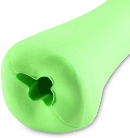 Beco Pets Natural Rubber Bone Dog Toy - Green