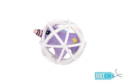 FOFOS Purple Unicorn in a Cage Cat Toy