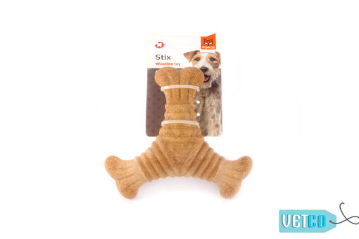 FOFOS Woodplay Triangle Dog Toy