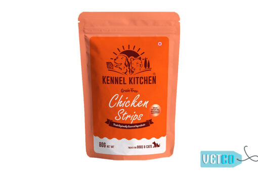 Kennel Kitchen Chicken Strip Dog & Cat Treats, 80 gms