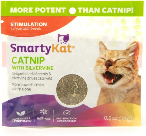 SmartyKat Fantasy Frenzy Crinkle Unicorn Catnip and Silvervine Cat Toy
