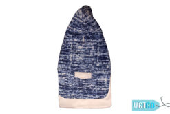 Barks n Wags Blue & White Textured Hoodie