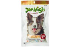 JerHigh Bacon Dog Treats with Real Chicken, 70 gms