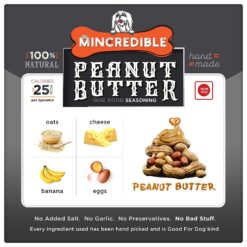 Mincredible Dog Food Seasoning & Topper - Peanut Butter