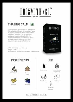 Dogsmith & Co. Chasing Calm Dog Biscuits, 300 gms