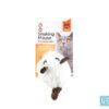 FOFOS Pull String Mouse Catnip Cat Toy - White