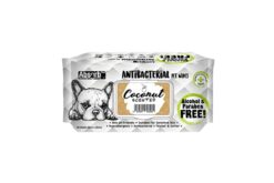 Absorb Plus Coconut Antibacterial Pet Wipes, 80 Count