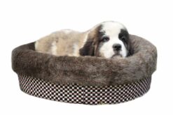 Barks & Wags Chocolate Donut Snuggle Bed