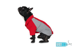Barks & Wags Red & Grey Polo Dog Shirt