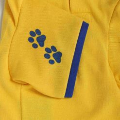 Barks & Wags Yellow & Royal Blue Polo Dog Shirt