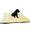 Barks & Wags Brown Fur Rug Dog & Cat Flat Bed