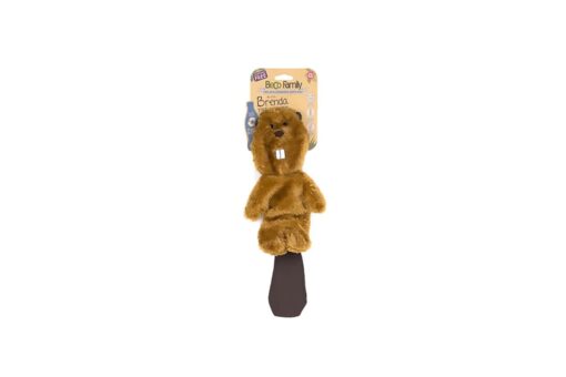 Beco Pets Brenda the Beaver Stuffing Free Dog Toy