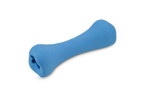 Beco Pets Natural Rubber Bone Dog Toy - Blue