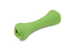 Beco Pets Natural Rubber Bone Dog Toy - Green