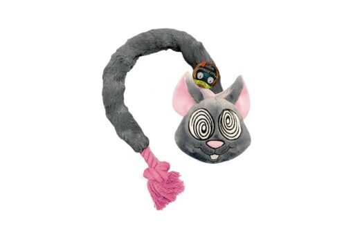 FOFOS Forest Eye Mouse Rope Dog Toy