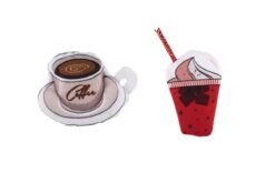 FOFOS Yummy Diet Ice Cream & Coffee Cat Toy