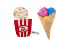 FOFOS Yummy Diet Popcorn & Cone Cat Toy