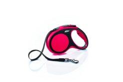 Flexi New Comfort Retractable Tape Dog Leash - Red